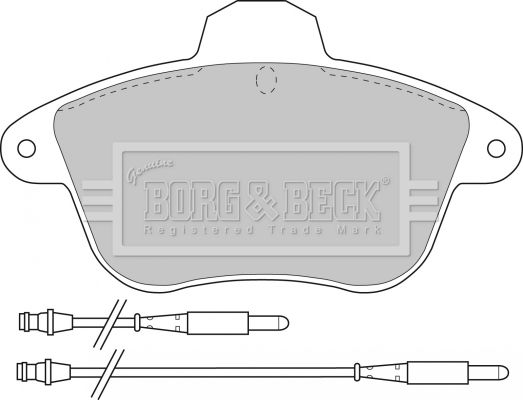 BORG & BECK Jarrupala, levyjarru BBP1159